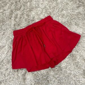 Girls Flowy Butterfly Shorts - Size Large